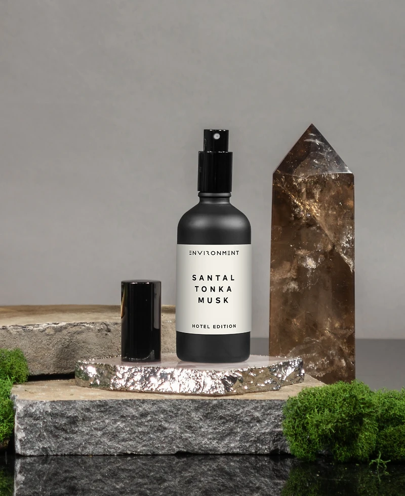 Environment Santal, Tonka & Musk Room Spray (Inspired by 5-Star Luxury Hotels), 3.4 oz.