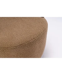 Streamdale Cozy Teddy Fabric Swivel Armchair
