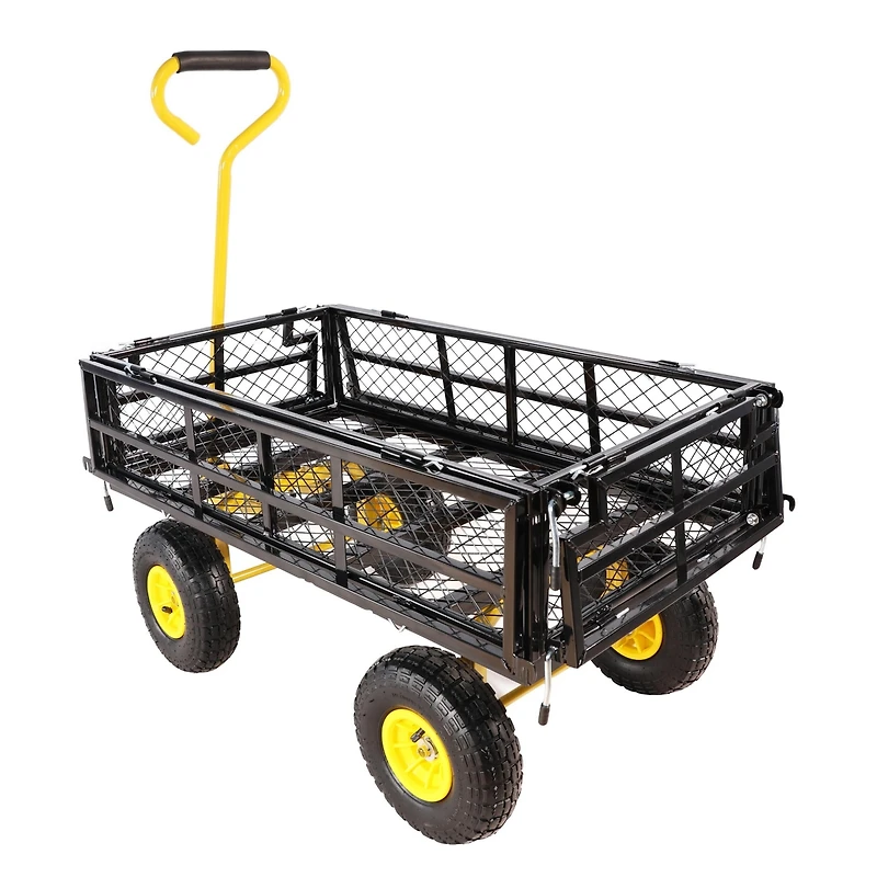 Streamdale Furniture Wagon Cart Garden Cart Trucks Make It Easier To Transport Firewood 0002