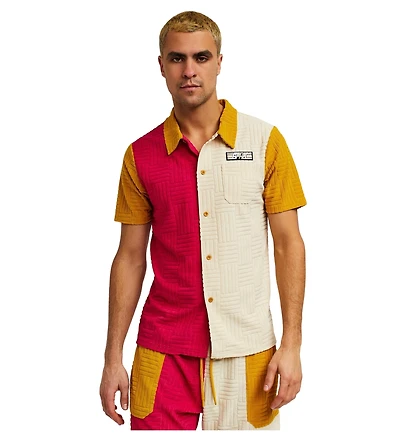 Reason Color Blocked Men's Shirt