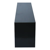 Streamdale Modern Tv Stand With Led Lights, High Glossy Front Tv Cabinet