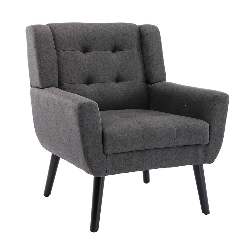 Streamdale Soft Linen Accent Chair for Living Room or Bedroom
