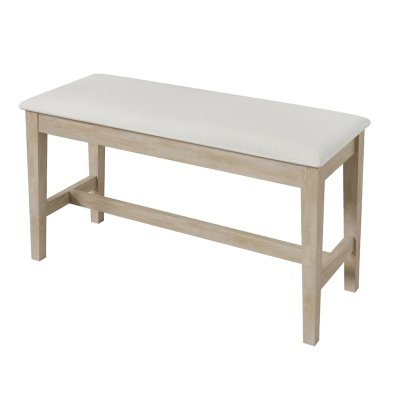 6-Piece Modern Dining Set with Long Bench