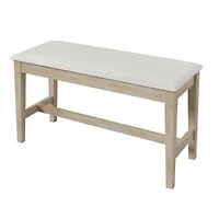 6-Piece Modern Dining Set with Long Bench