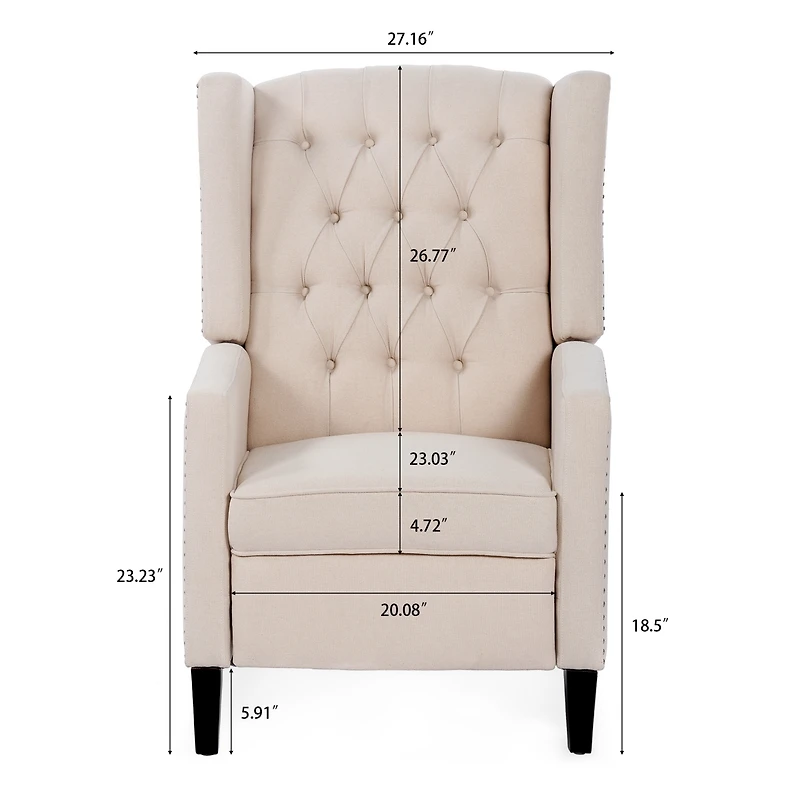 Streamdale 27" Wide Manual Wing Chair Recliner