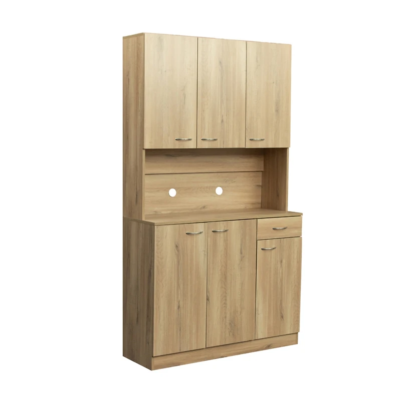 Streamdale 6-Door Kitchen Cabinet with Drawer & Shelves