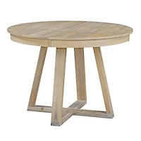 Streamdale Retro 5-Piece Dining Set with Round Table & Upholstered Chairs