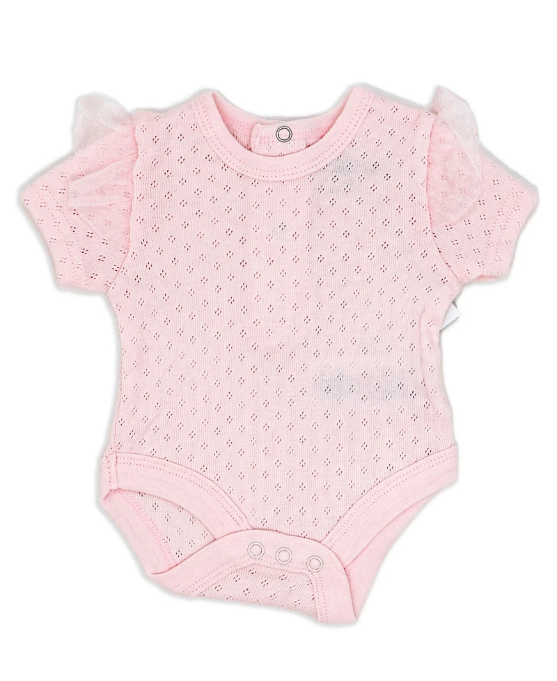 Rock A Bye Baby Boutique Girls 10 Piece Layette Set, Pink Bunny