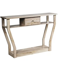 Slickblue Modern Sofa Accent Table with Drawer