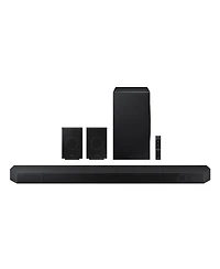 Samsung Hw-Q990D 11.1.4-Channel Wireless Dolby Atmos Soundbar with Wireless Surround Speakers & Subwoofer (Black)