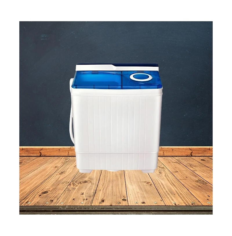 Compact Tub Washer and Spin Dryer, Portable Washing Machine for Small Spaces