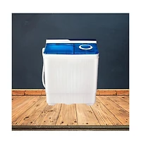 Compact Tub Washer and Spin Dryer, Portable Washing Machine for Small Spaces