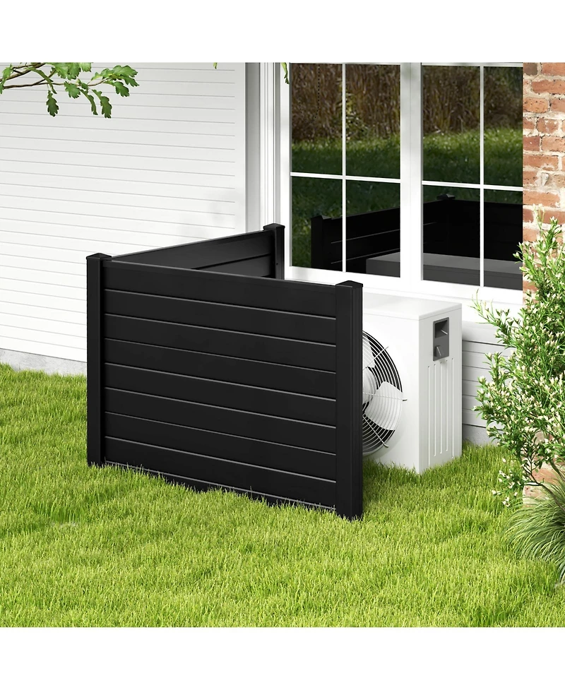 Outdoor Privacy Screens Fence Panels with Long Stakes Durable and Secure Garden or Patio Dividers