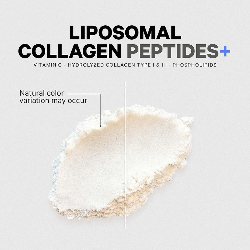 Codeage Liposomal Collagen Peptides Powder + Vitamin C & Quercetin Phytosome, Phospholipid Complex, Grass-Fed Pasture-Raised Hydrolyzed Collagen Type