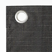 Kline Burlap Weave Thermal Extreme 100% Blackout Grommet Curtain Panel