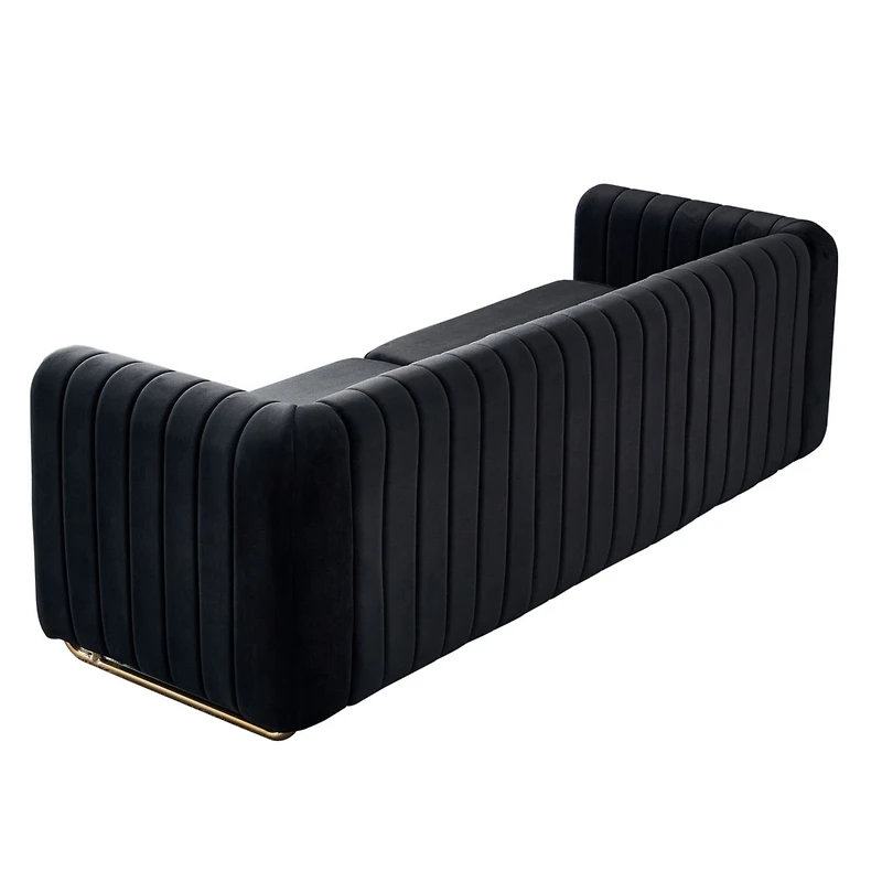 Streamdale Furniture Modern Velvet Sofa