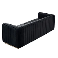 Streamdale Furniture Modern Velvet Sofa