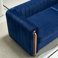 Simplie Fun Modern Velvet Sofa Iii