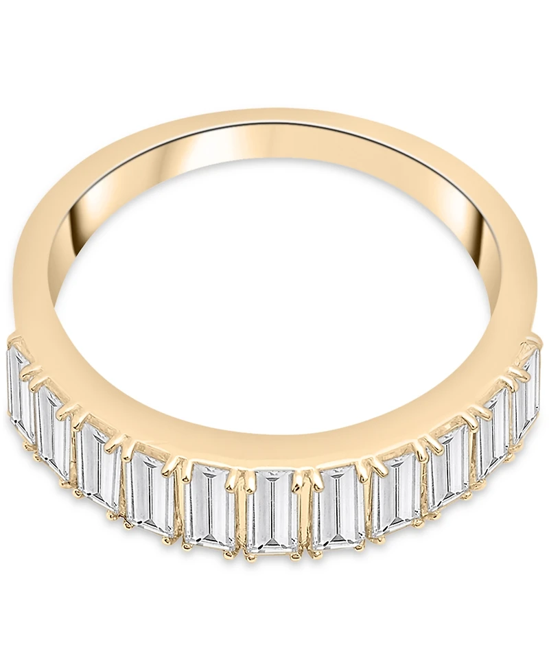 Audrey by Aurate Nano Emerald Color Baguette Ring (1 ct. t.w.) Gold Vermeil (Also White Sapphire Color, Ruby & Blue Sapphi