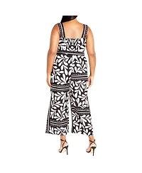 City Chic Plus Modern Muse Jumpsuit