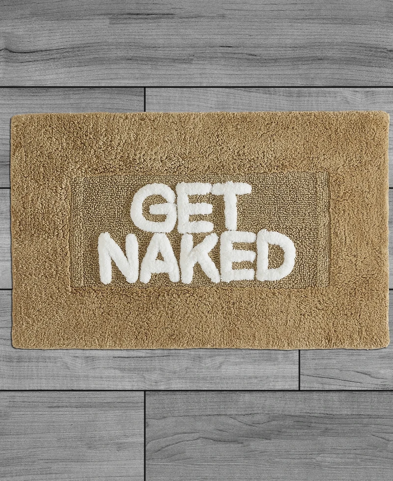 Jean Pierre Get Naked Cotton Bath Rug, 21" x 34"