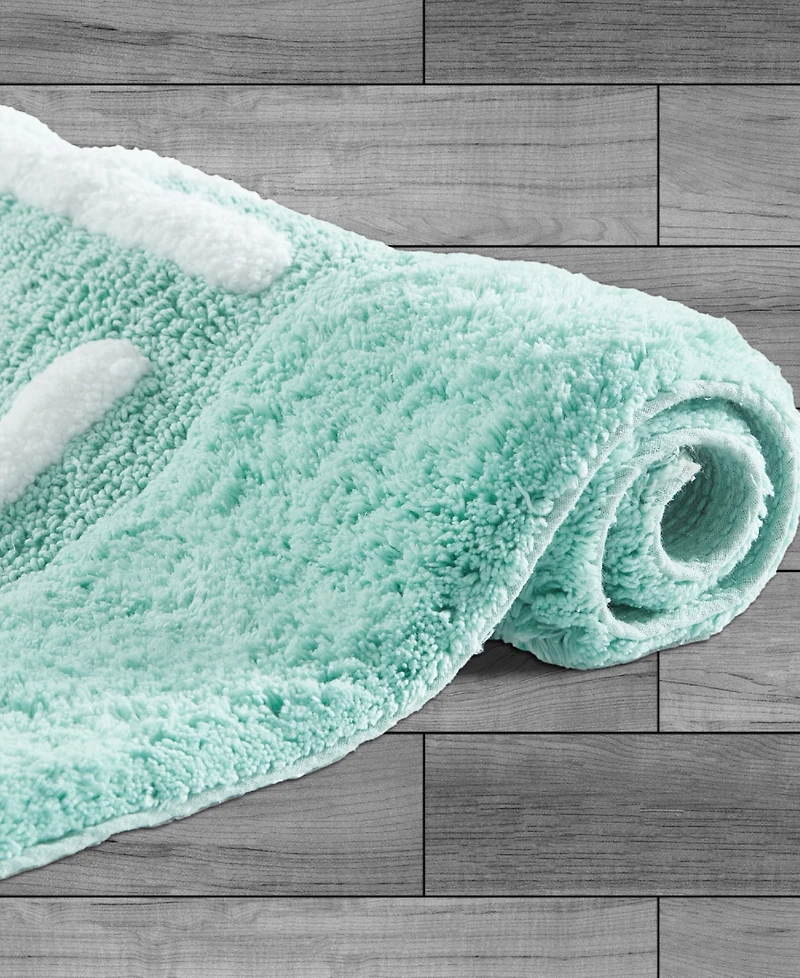 Jean Pierre Hers Cotton Bath Rug, 21" x 34"