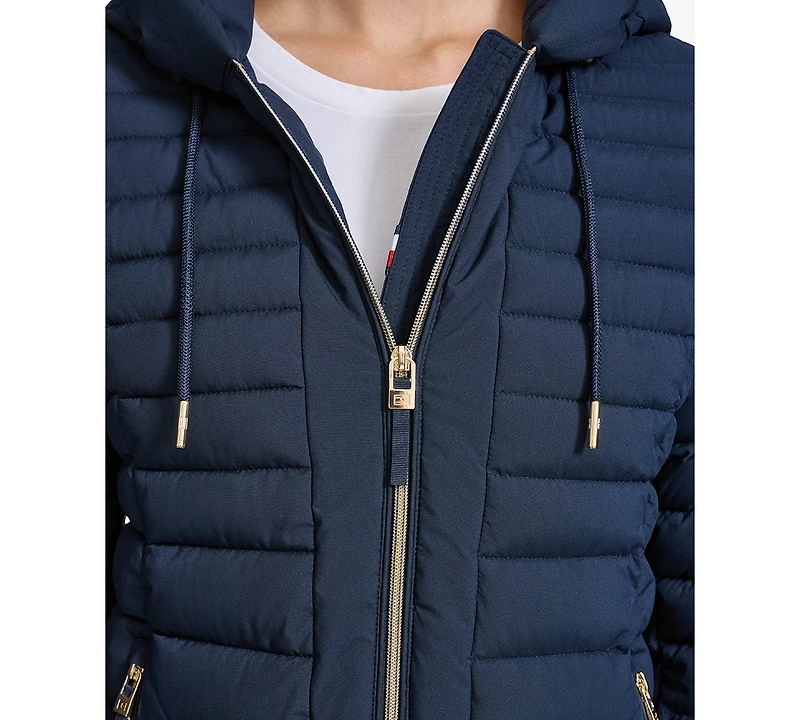 Tommy Hilfiger Women's Hooded Packable Puffer Coat