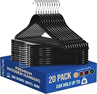 Lifemaster Wooden Hanger Set