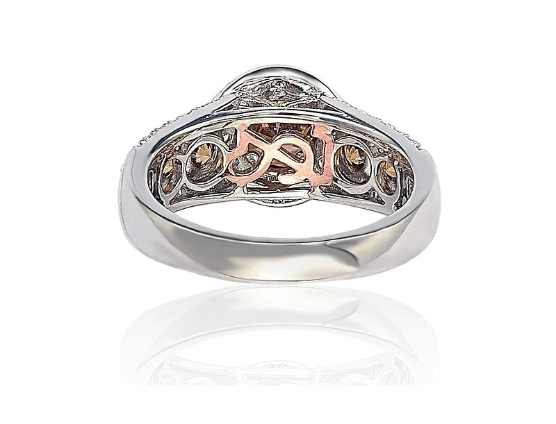 Suzy Levian New York Bridal Sterling Silver Cubic Zirconia Engagement Ring