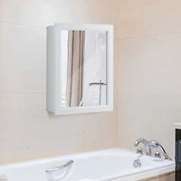 Wall Mounted Adjustable Medicine Storage Mirror Cabinet