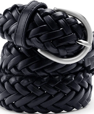 Lands' End Women's Leather Braided Belt