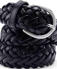 Lands' End Women's Leather Braided Belt