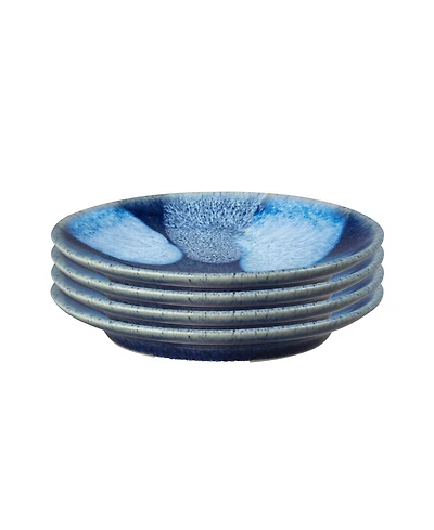 Denby Studio Blue Accent Set of 4 Small Plates