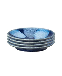 Denby Studio Blue Accent Set of 4 Small Plates