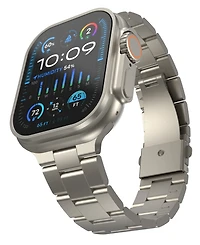 WITHit Men's Titanium Link Band for Apple Watch 42/44/45mm/Ultra/Ultra 2