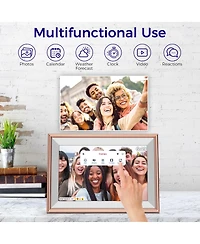 Elime 10.1" WiFi Frameo Digital Picture Frame - Auto Rotate - Free Unlimited Storage