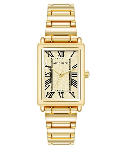 Anne Klein Women's Quartz Gold-Tone Alloy Bracelet Watch, 21mm