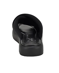 Calvin Klein Women's Evey Criss-Cross Slip-On Sandals