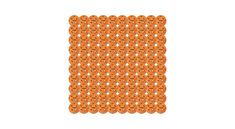 Core Pickleball Orange Indoor 26 Hole Pickleballs