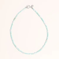 Gold Plated & Freshwater Pearls Limited Lusia Necklace - Green - Silver