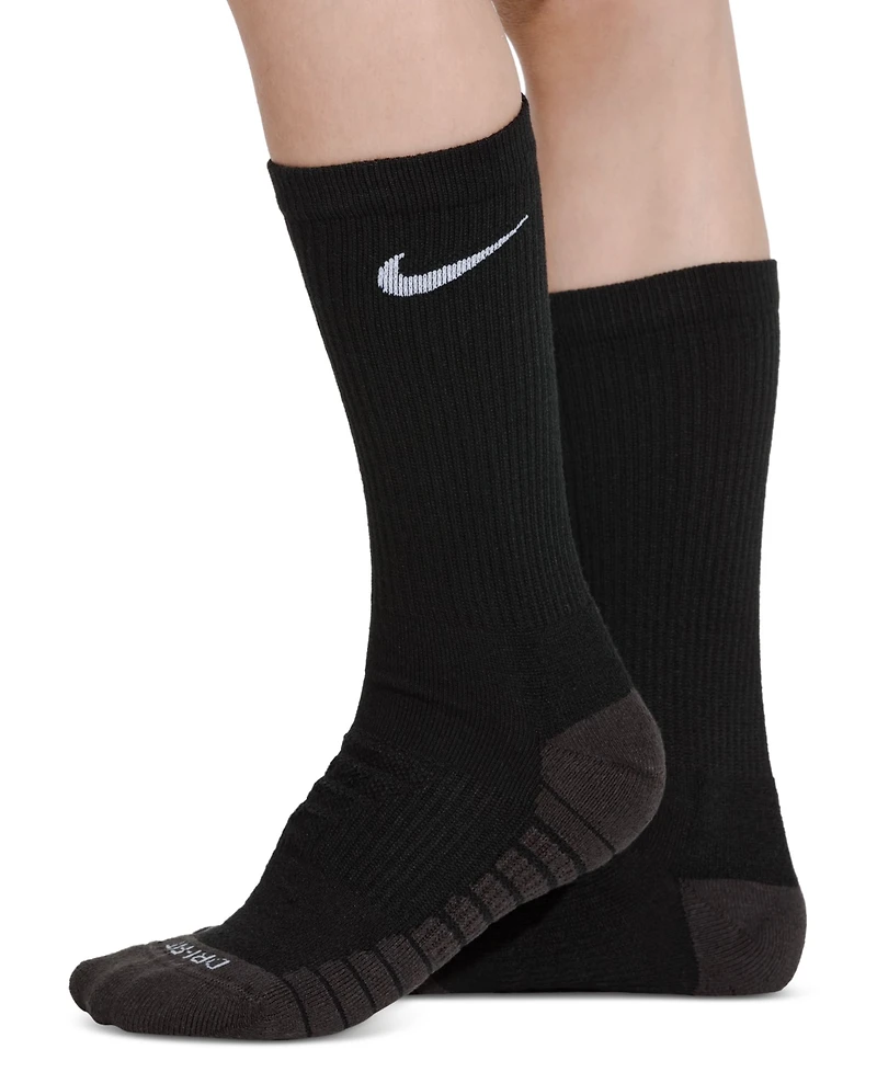 Nike Big Kids' Cushioned Crew Socks, 6 Pairs