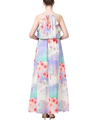 kimi + kai Maternity Pixie Nursing Maxi Dress