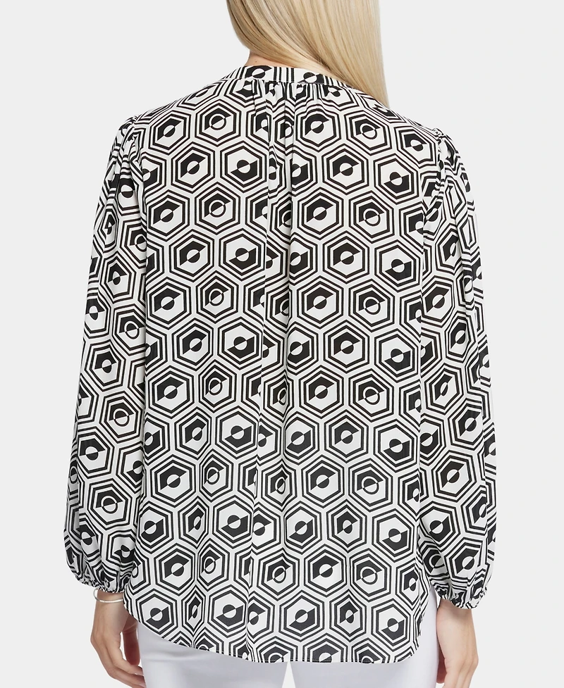 Nydj's Puff Sleeve Popover Top