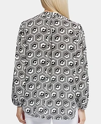Nydj's Puff Sleeve Popover Top