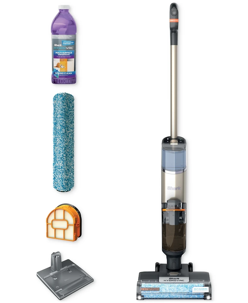 Shark HydroVac MessMaster Cordless 3-in-1 Vacuum, Mop and Self-Cleaning System, WD261