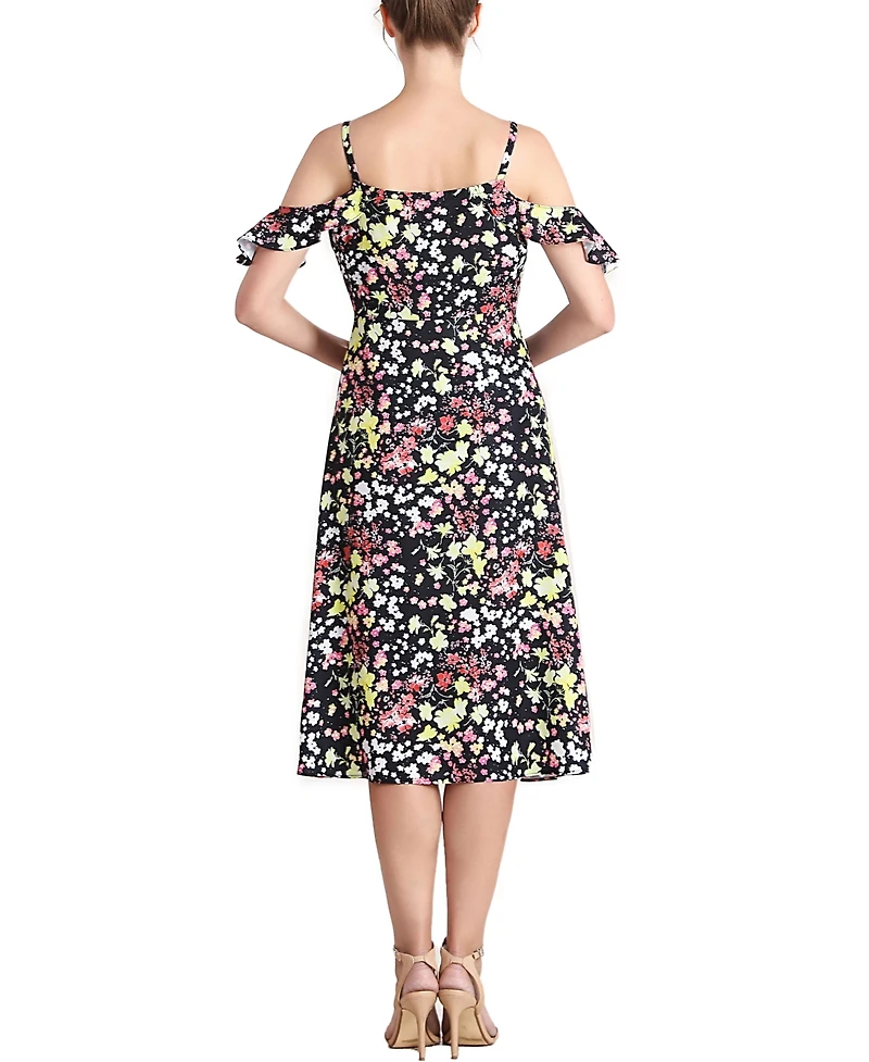 kimi + kai Maternity Esme Nursing Button Front Dress