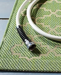 Safavieh Courtyard CY6919 Green and Beige 5'3" x 7'7" Sisal Weave Outdoor Area Rug