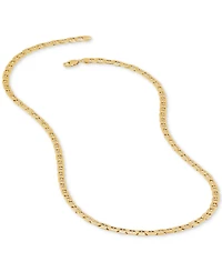 Lightweight Polished Mariner Link 24" Chain Necklace (5.5MM) in 14k Gold