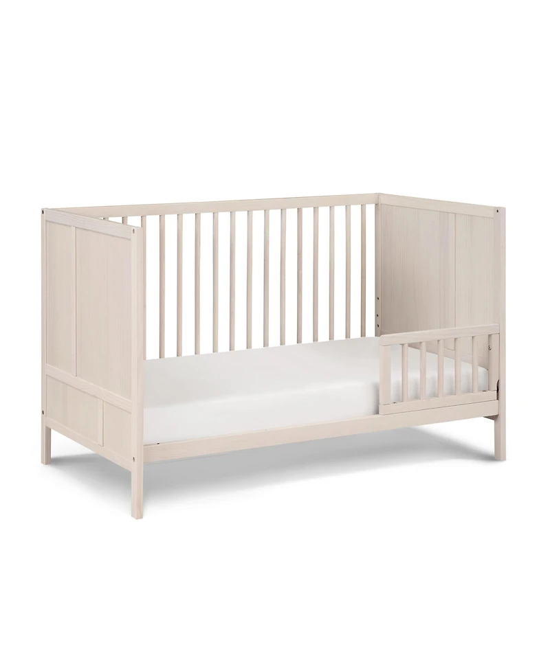 Suite Bebe Pixie Finn 3-in-1 Convertible Crib in Washed Natural