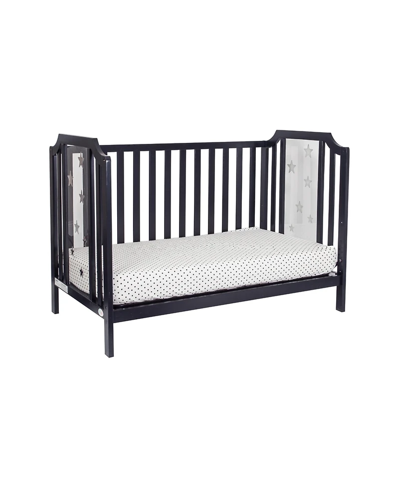 Suite Bebe Celeste 3-in-1 Convertible Acrylic Island Crib